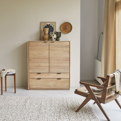 Senson Solid Wood Accent Cabinet