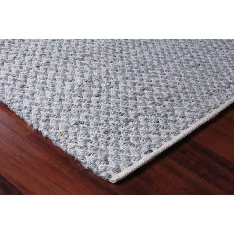 Rialto Chevron Area Rug in Dark Gray, Rectangle 9' x 12'