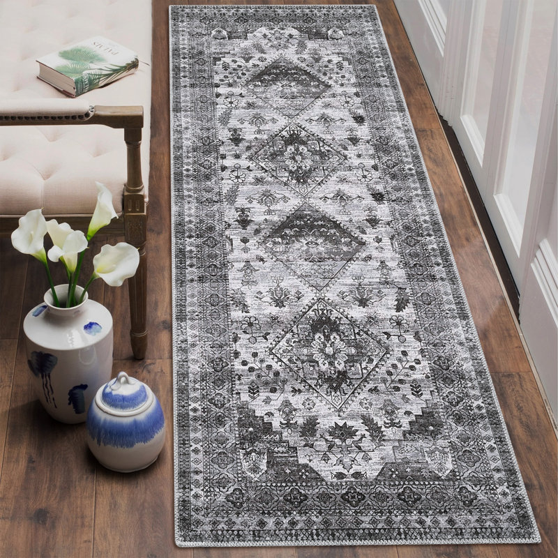 Tapis Ural avec envers antidérapant, Tapis de couloir 2 pi x 6 pi