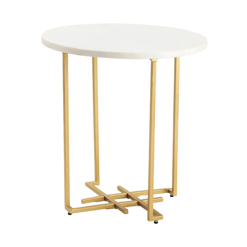 Marble Top End Table