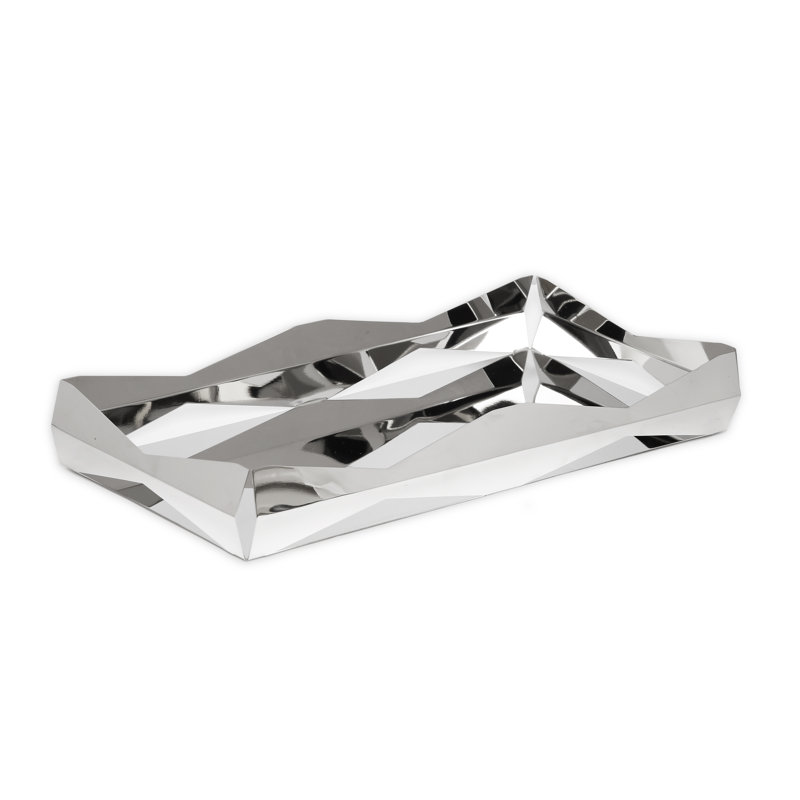 Everly Quinn Stainless Steel Tray