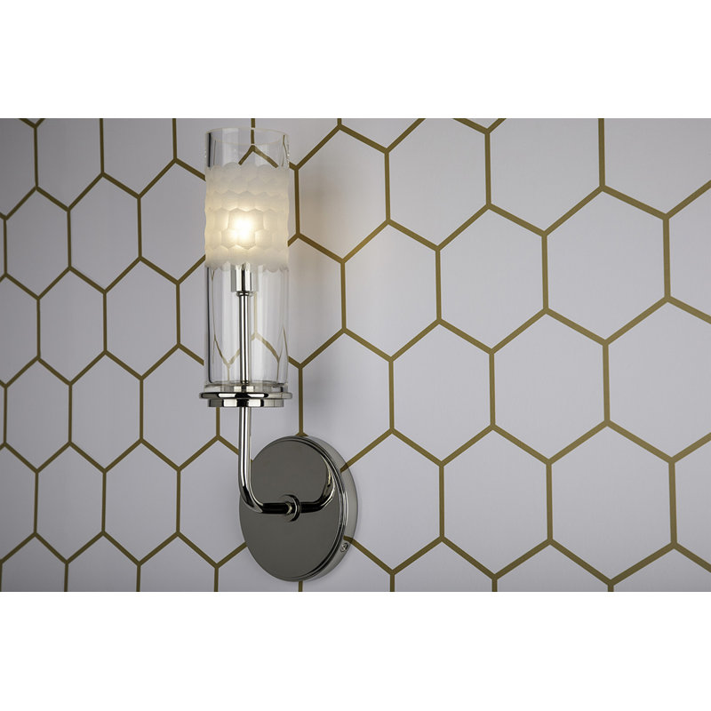 Wentworth 1 - Light Armed Sconce, Polished Nickel