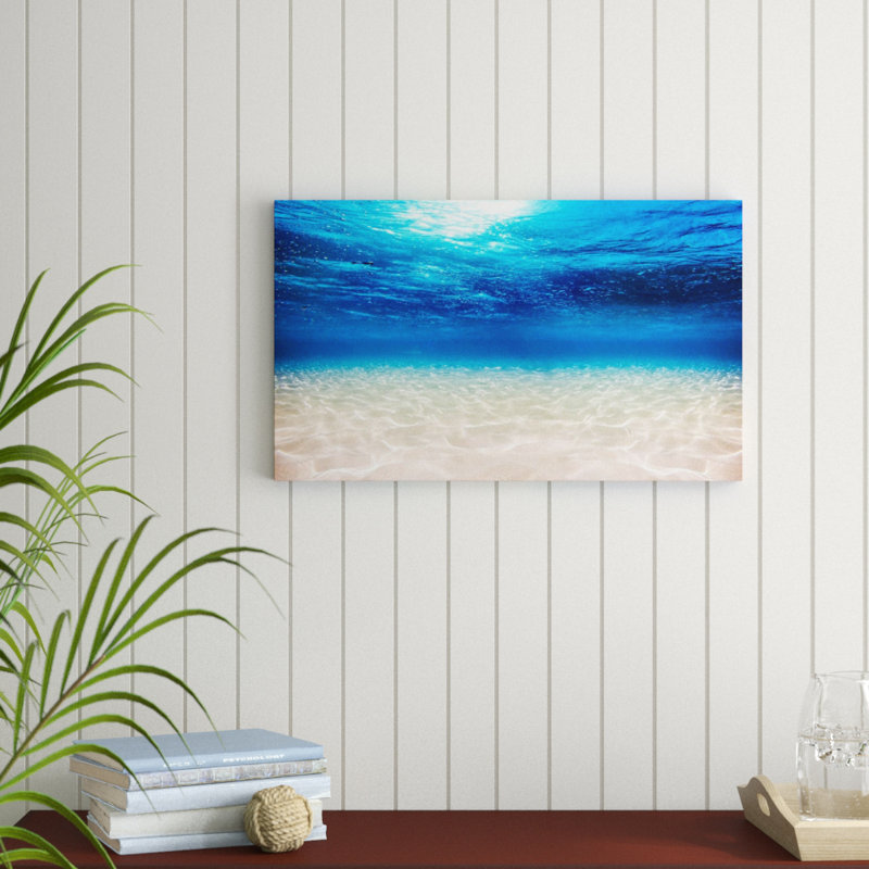 « painting ocean », reproduction de photo sur toile tendue, H 24 po x l 40 po x P 1,5 po