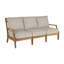 Haley Teak Patio Sofa with Cushions-38579417-38579408-70063484