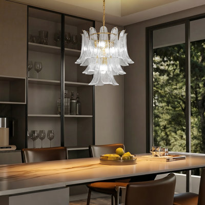 Luminaire suspendu en verre Artisanal