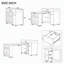 Îlot de cuisine mobile extensible avec rangement, chariot de cuisine avec plateau coulissant, armoire vitrée et roulettes verrouillables, poste de préparation multifonctionnel pour cuisine/salle à manger-47411108