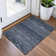 Machine Washable Indoor/Outdoor Xhevrie Navy Rug