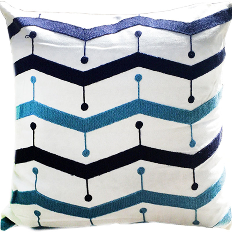 GP1 Pillow Cover, Blue, With Insert