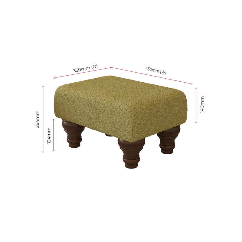 Autryville Wood Turned Leg - Plush, Mahogany, Boucle, Olive