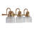 Gilcrease Metal/Glass LED Vanity Light-71024270-119334296