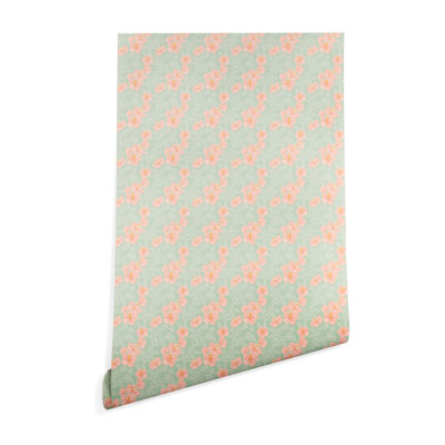 Panneau de papier peint autocollant et adhésif hibiscus tropical Hello Sayang