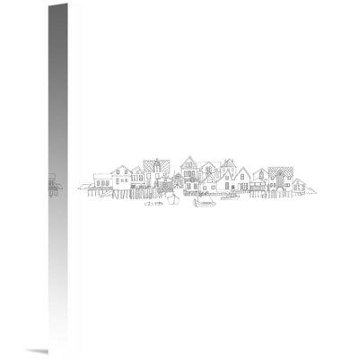 Nordic Village I by Avery Tillmon - Wrapped Canvas Print