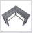Narrow Grey Laminate Accent Table For Modern Entryways And Corners, Maximizing Space With Style And Functionality-922814879
