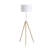 64" - 47"H Adjustable Height Gold Modern Tripod Floor Lamp For Living Room, Standing Lamp For Bedroom