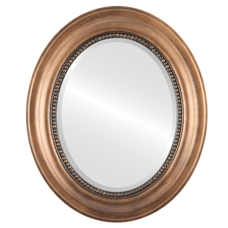 Witney Oval Mirror, 25" x 35", Desert Gold