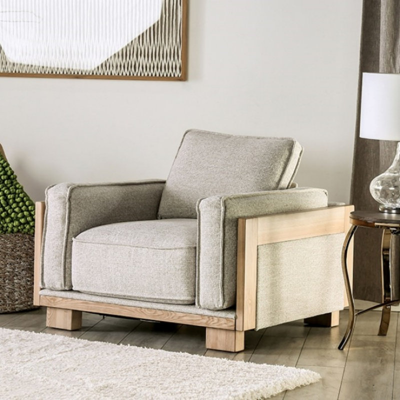 Fauteuil de 44 po de large Carmesa