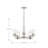 Verlana 5 - Light Steel Dimmable Chandelier-2061285265