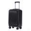 14 "/ 20" 2 pièces / ensemble dans un bagage à roulettes en ABS, avec serrure à combinaison et ouverture avant, étui à cosmétiques 14 "(noir)-130173821-130173822