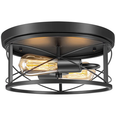 Plafonnier encastré 2 lumières 9,44 po 