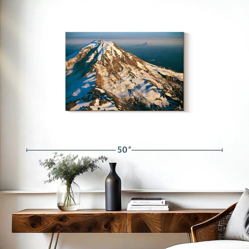 Alvord Sunlit Mt. Rainier, 20" H x 30" W