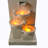 3-Tier Cascading Outdoor Water Fountain with Planter and Built-In LED Lights – Decorative Garden or Patio Feature-190328791