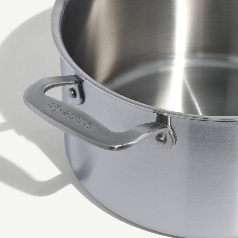 Stainless Clad 6 qt. Stock Pot with Lid
