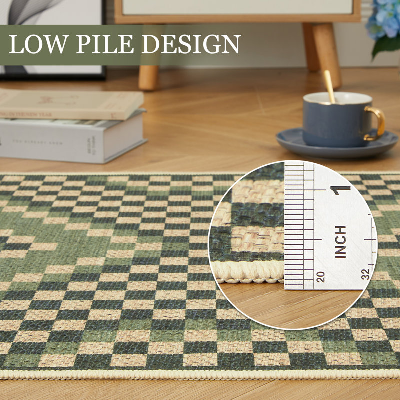 Area Rug Washable Rugs Area Rugs for Living Room Modern Non Slip Area Rug for Bedroom Farmhouse Stain Resistant Carpet for Office Dining Room Classroom