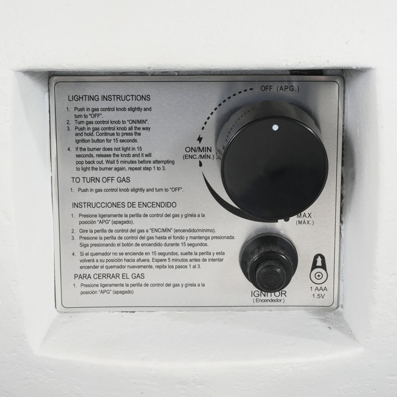 Foyer de patio au propane MGO avec une production de chaleur de 40 000 BTU, durable et élégant pour les rassemblements extérieurs