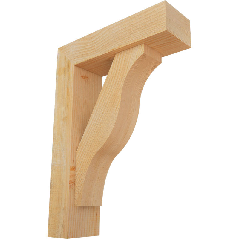 Support Funston Block avec support décalé, 28 x 20, Sapin Douglas de l 6 po (scié brut)