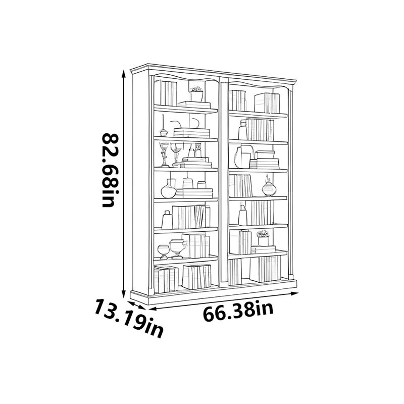 Mayfield, (14 tablettes) H 82,68 po x l 66,38 po x P 13,19 p