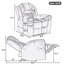 Fauteuil inclinable manuel de cinéma maison avec bande lumineuse DEL - Sièges de salon / chambre à coucher-1942918450