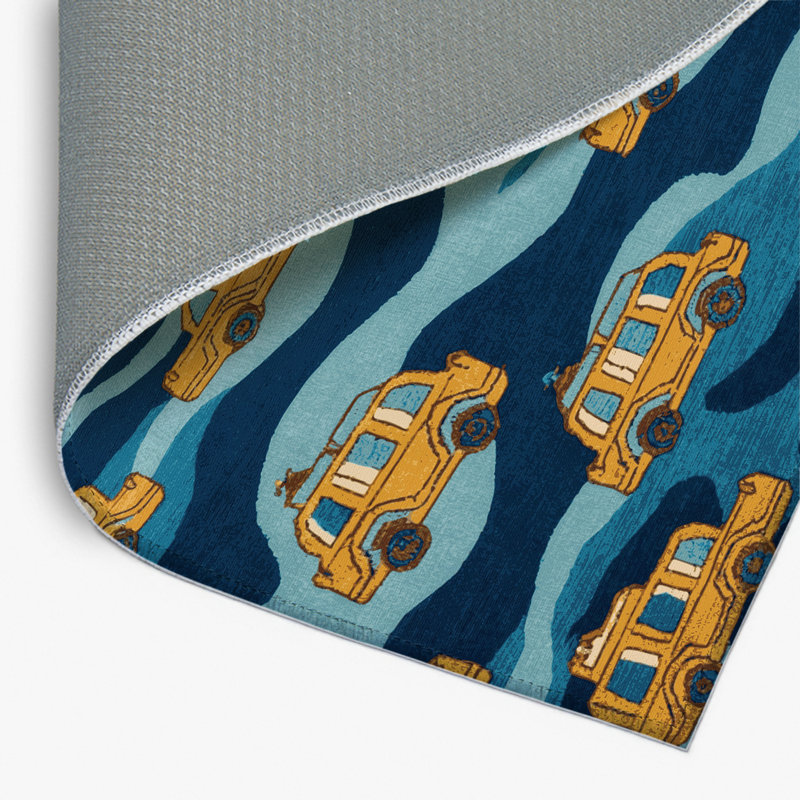 Tapis intérieur et extérieur gris Transport, Rectangulaire 8 pi x 10 pi