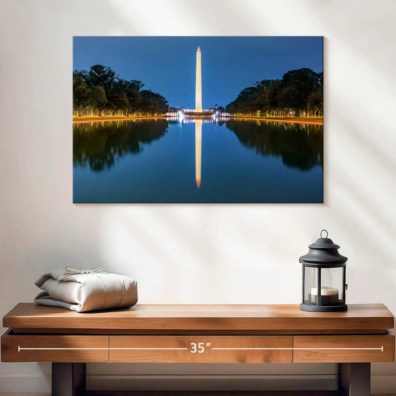 Lilie Washington Monument Reflection, 16" H x 24" W