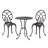CHARLESTON 3PC CAST BISTRO SET
