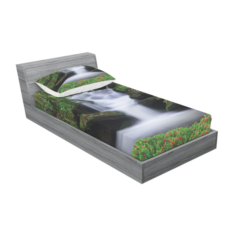 Microfiber Sheet Set, Twin Sheet Set with Fitted Sheet