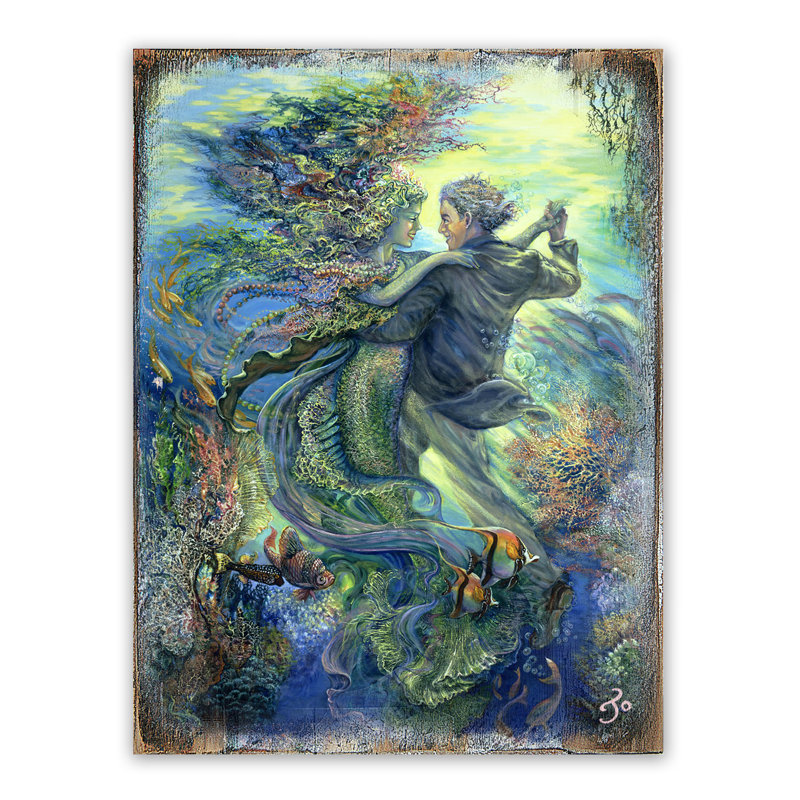 Pour l’amour d’un sirène, H 24 po x l 18 po x P 1 po