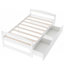 Lit plateforme simple avec deux tiroirs-1117658024