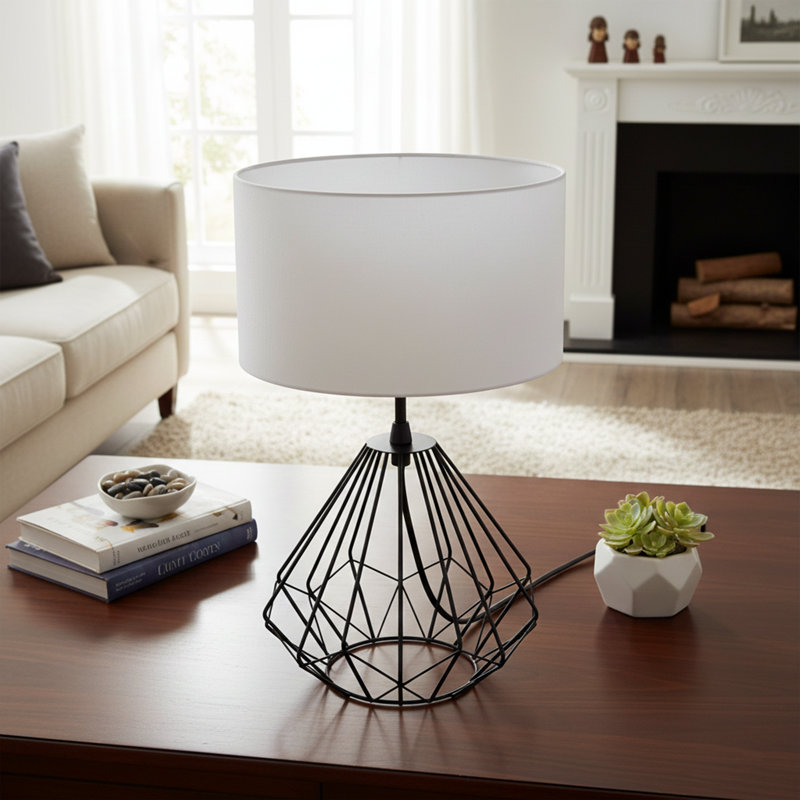 Lampe de table Valerius, Encre, Porcelaine