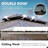 Kozyard Caesar Gray Double Roof Hardtop Gazebo with Privacy Curtain and Mosquito Netting-103692433-103692430-112230762