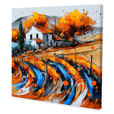 Rolling Vineyard In Provence France I - Art mural de vignoble