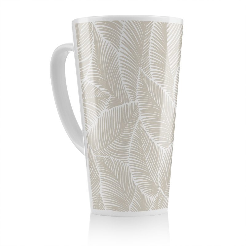 leaves Designer Latte Mug