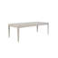 Table à pieds extensible avec incrustation en métal - vanille