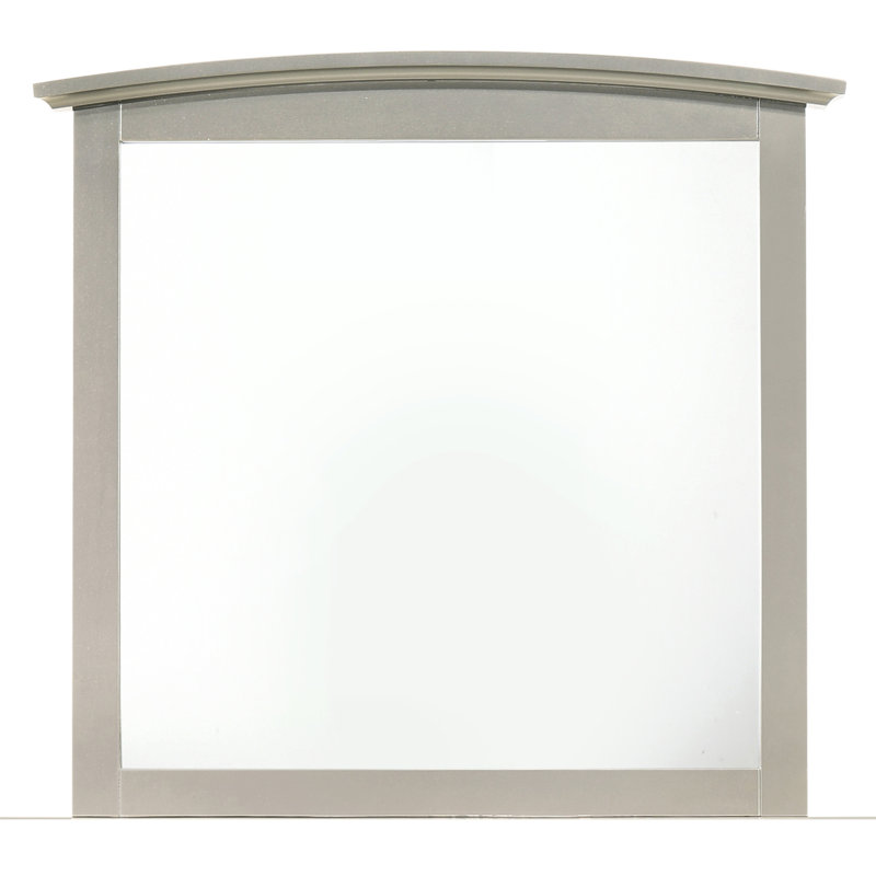 Elegant Silver Champagne Wall Mirror (Includes Mirror Only)