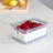 Small Fridge Berry Bin with Removable Colander and Lid -  Ideal for Strawberries, Blueberries, and Raspberries