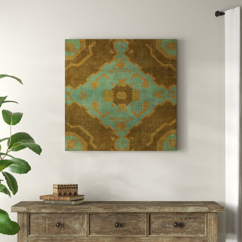 Western Weave IV by Chariklia Zarris - Wrapped Canvas Painting, 91cm H x 91cm W