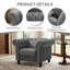 Fauteuil Chesterfield de 42,52 po Fynlie-2078783571