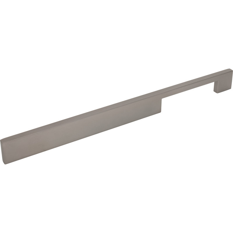 Linear 12" Center to Center Bar Pull, Ash Gray