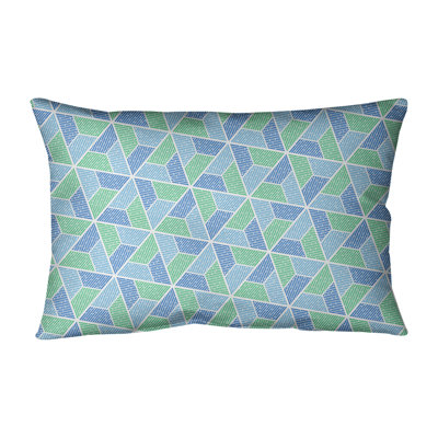 Katelyn Elizabeth Geometric Reversible Throw Pillow