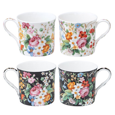 Grande tasse à thé en porcelaine groseille Lismore Gracie