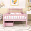 2 Drawers Wood Platform Bed with Slats-97530802-97762047